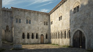 Reconstrucción 3D edificio Museo Arqueolóxico Provincial de Ourense