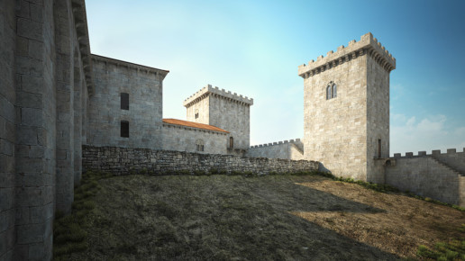 Reconstrucción 3D edificio Museo Arqueolóxico Provincial de Ourense