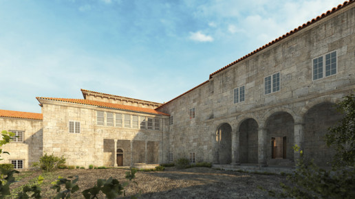 Reconstrucción 3D edificio Museo Arqueolóxico Provincial de Ourense