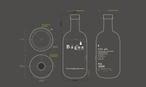 diseño botellas Bágoa doce