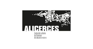 Diseño identidad exposición Alicerces