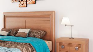 render 3d cabecero cama